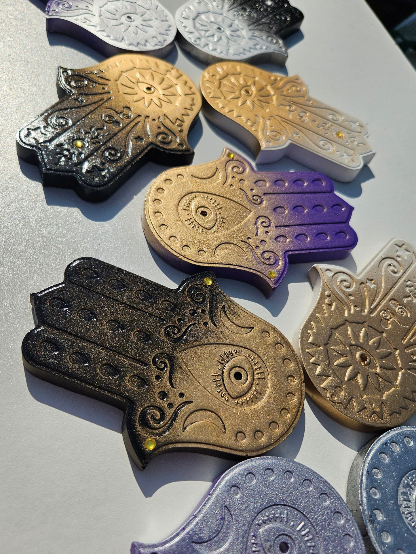 Porta incienso Mano de Fátima