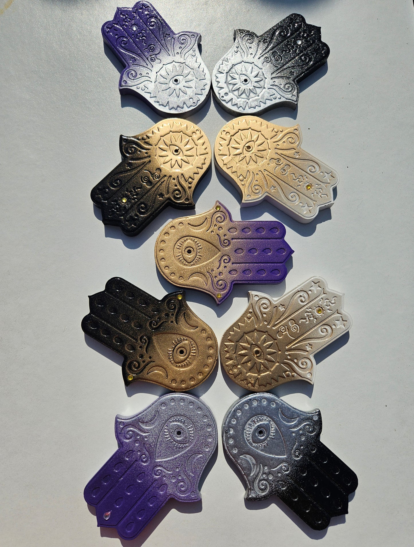 Porta incienso Mano de Fátima