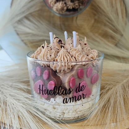 Vela Huellas de Amor